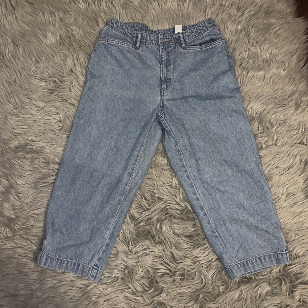 High waisted capris